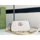 GG Marmont small shoulder bag New 447632 White High