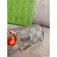 Gucci Coin purse with Double G strawberry 726253 High