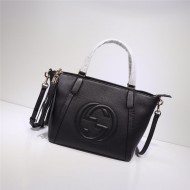 Gucci Soho 2Way Handbag Leather 369176 Black High