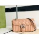 GG Marmont small New matelassé shoulder bag 443497 Milk Tea High