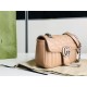 GG Marmont mini New matelassé shoulder bag 446744 Milk Tea High