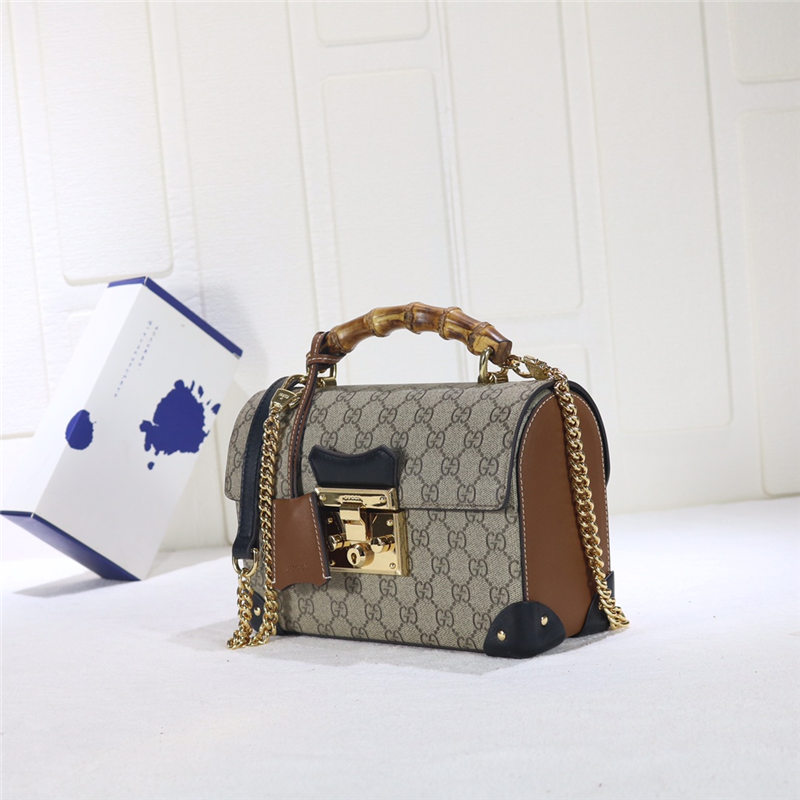 Gucci Padlock GG small bamboo shoulder bag 603221 High