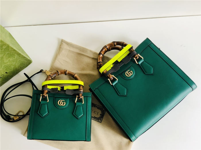 Gucci Diana small tote bag 660195 Green High