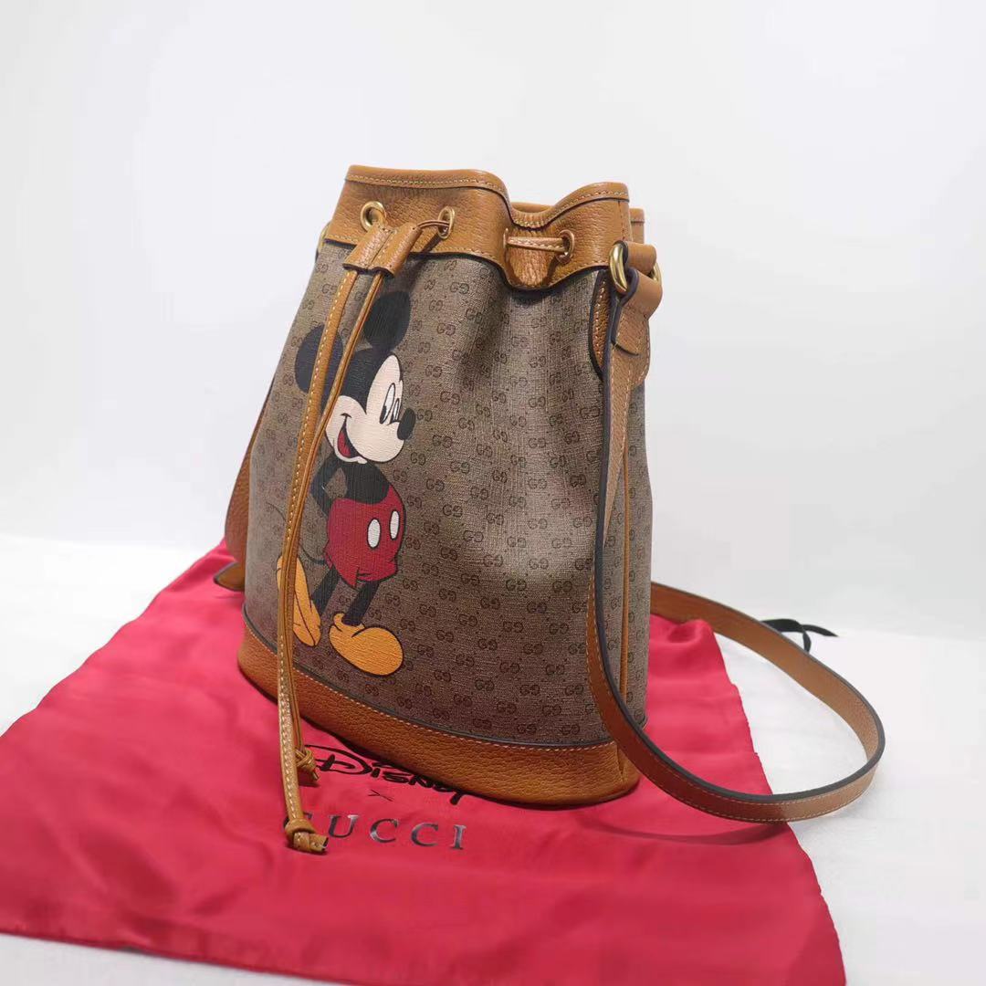 Gucci Disney x Gucci Small Bucket Crossbody shoulder Bag 602691 High