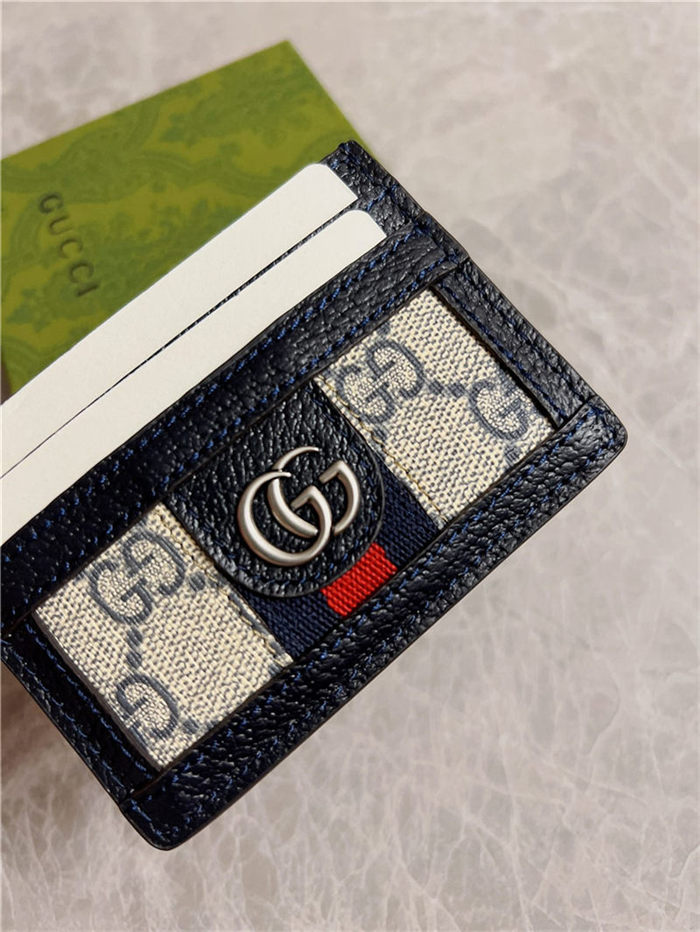 Ophidia GG CARD CASE GG Supreme canvas 523159 high