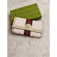 Ophidia GG continental wallet GG Supreme canvas 523153 high