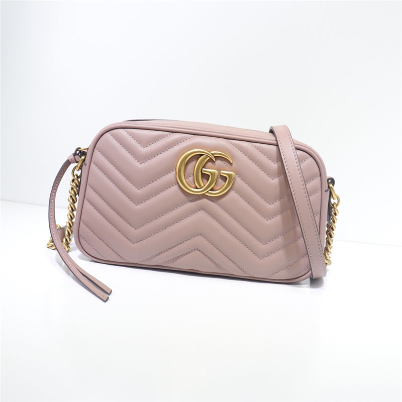 GG Marmont small shoulder bag Dusty Pink High