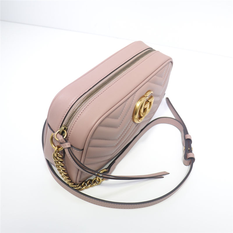 GG Marmont small shoulder bag Dusty Pink High