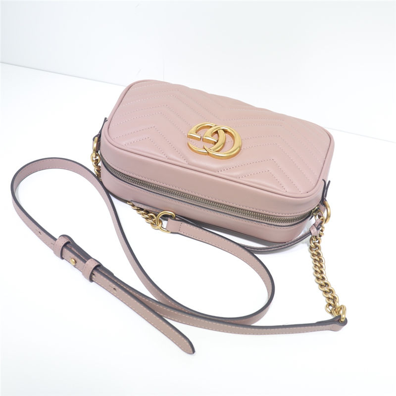 GG Marmont small shoulder bag Dusty Pink High