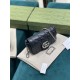 GG MARMONT NEW MATELASSÉ SUPER MINI BAG 476433 Black High