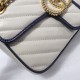 GG Marmont mini matelassé shoulder bag white High