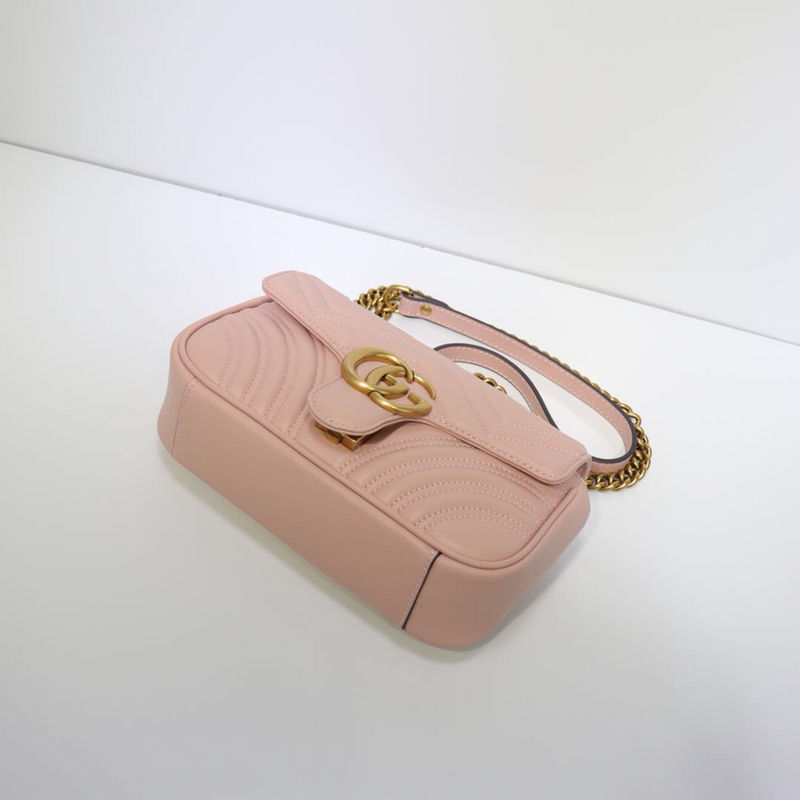 GG Marmont mini matelassé shoulder bag pink High