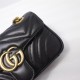 GG Marmont mini matelassé shoulder bag black High