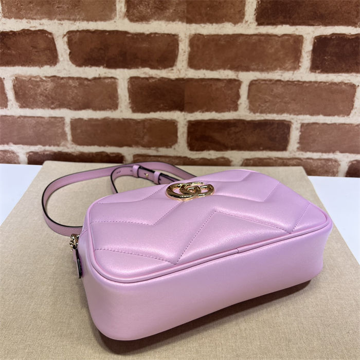 GG Marmont small shoulder bag 447632 Fresh Pink High