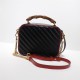 GG Marmont small shoulder bag with bamboo black High