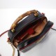 GG Marmont small shoulder bag with bamboo black High