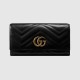 GG Marmont continental wallet black High