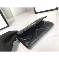 GG Marmont continental wallet black High