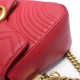 GG Marmont mini top handle bag red High