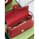 GG Marmont small top handle bag 498110 red High