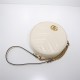 GG Marmont mini round shoulder bag white High