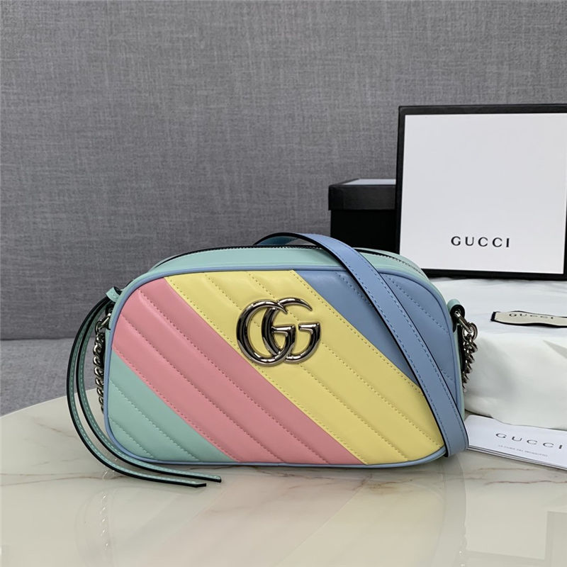 GG Marmont matelassé mini bag 448065 multicolored High