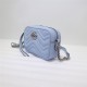 GG Marmont matelassé mini bag 448065 blue High