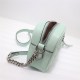 GG Marmont matelassé mini bag 448065 pastel green High