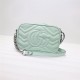 GG Marmont matelassé mini bag 448065 pastel green High