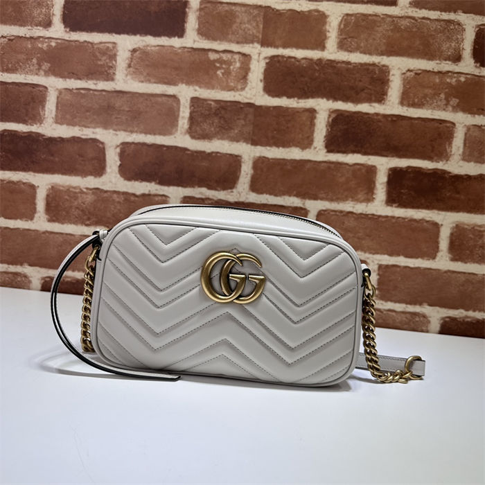 GG Marmont small shoulder bag 447632 Grey High