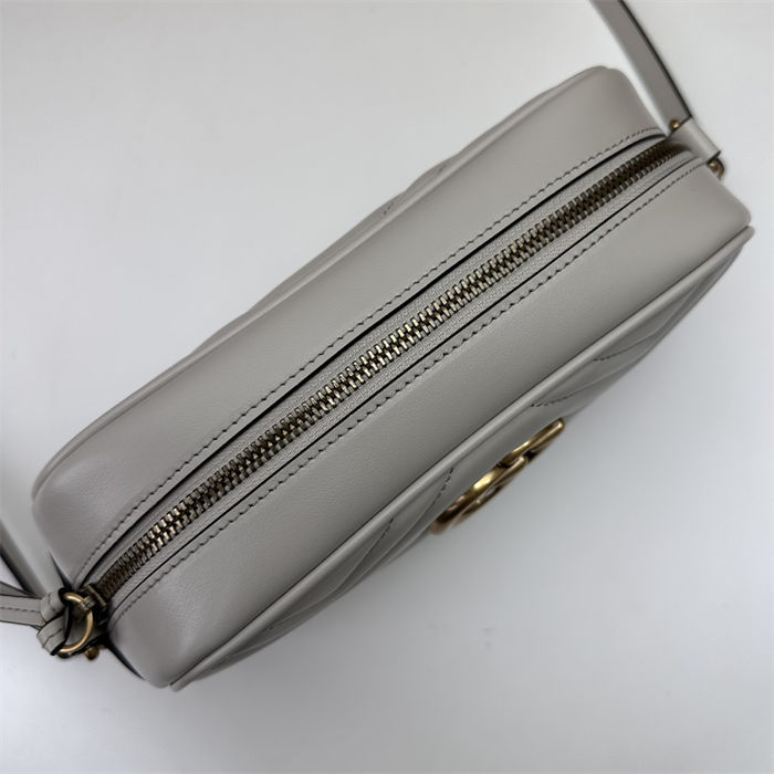 GG Marmont small shoulder bag 447632 Grey High