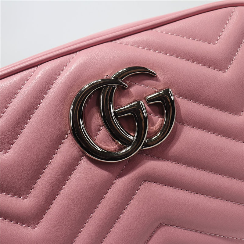 GG Marmont small shoulder bag pink High