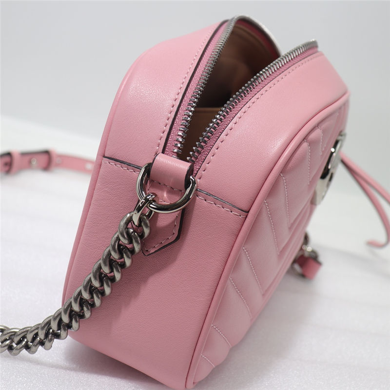 GG Marmont small shoulder bag pink High