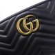 GG Marmont small shoulder bag black High