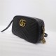 GG Marmont small shoulder bag black High