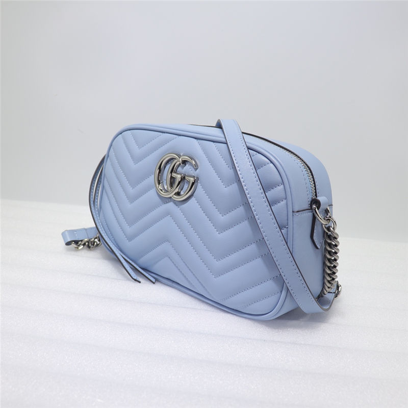 GG Marmont small shoulder bag blue High