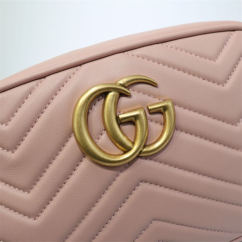 GG Marmont small shoulder bag light pink High