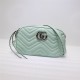 GG Marmont small shoulder bag pastel green High