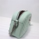 GG Marmont small shoulder bag pastel green High