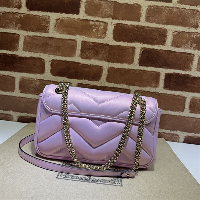 GG Marmont small matelassé shoulder bag-fresh Pink High