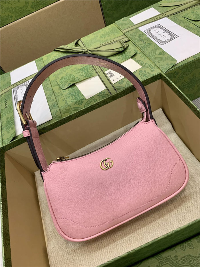 APHRODITE MINI SHOULDER BAG 739076 Leather Pink High