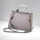 GG Marmont small top handle bag Leather 421890 Grey High