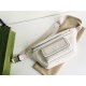 GG Embossed belt bag 645093 White High