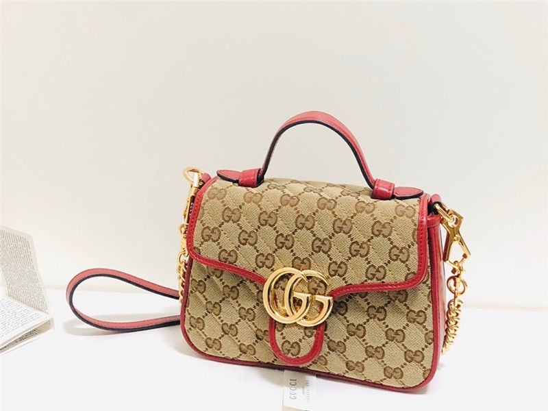 GG Marmont mini top handle bag High