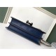 DIONYSUS GG SMALL SHOULDER BAG 400249 Leather navy blue high