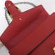 DIONYSUS GG SMALL SHOULDER BAG 400249 Leather red high