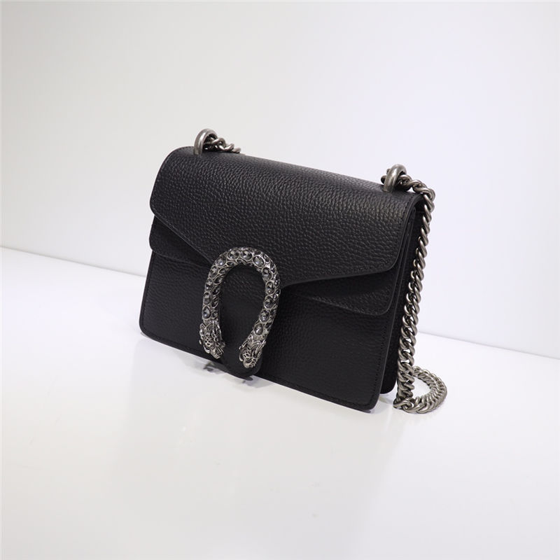 Dionysus leather mini bag 421970 black high