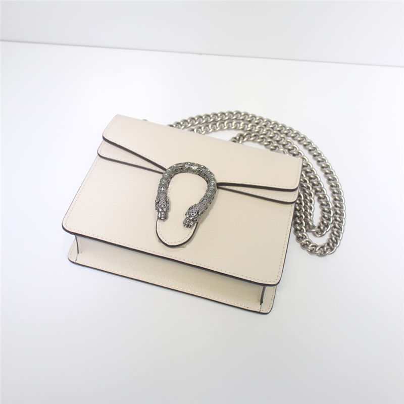 Dionysus leather mini bag 421970 white high