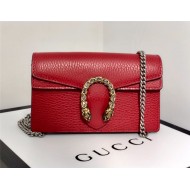 Dionysus super mini leather bag 476432 red high