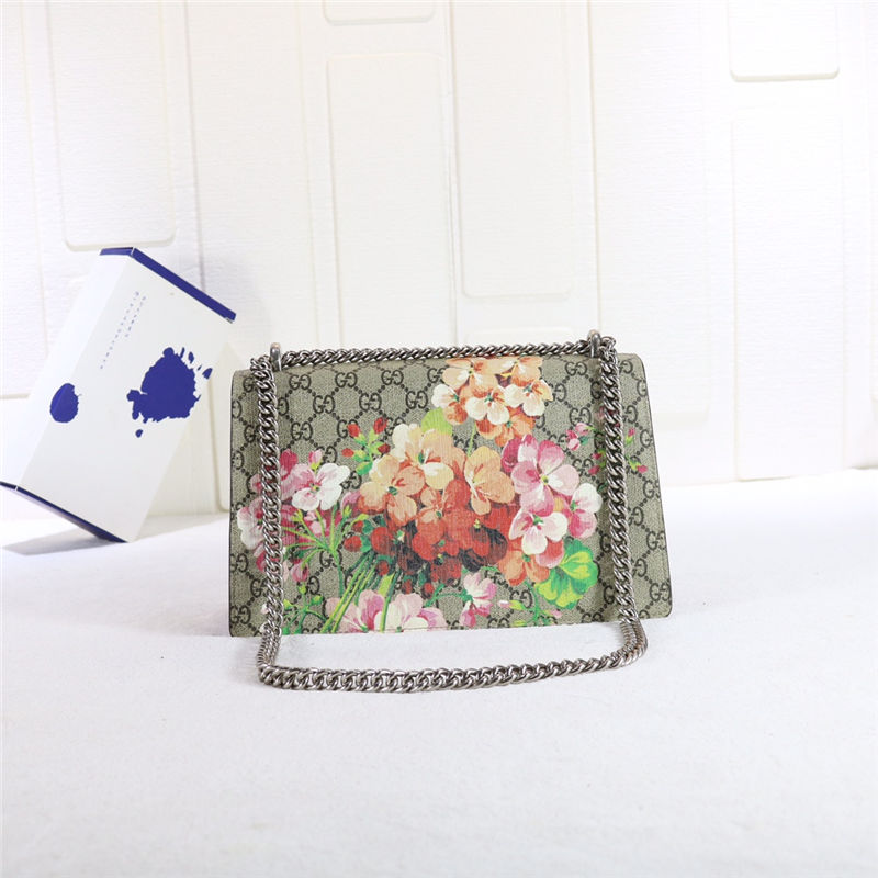 DIONYSUS GG SMALL SHOULDER BAG 400249 blooms high